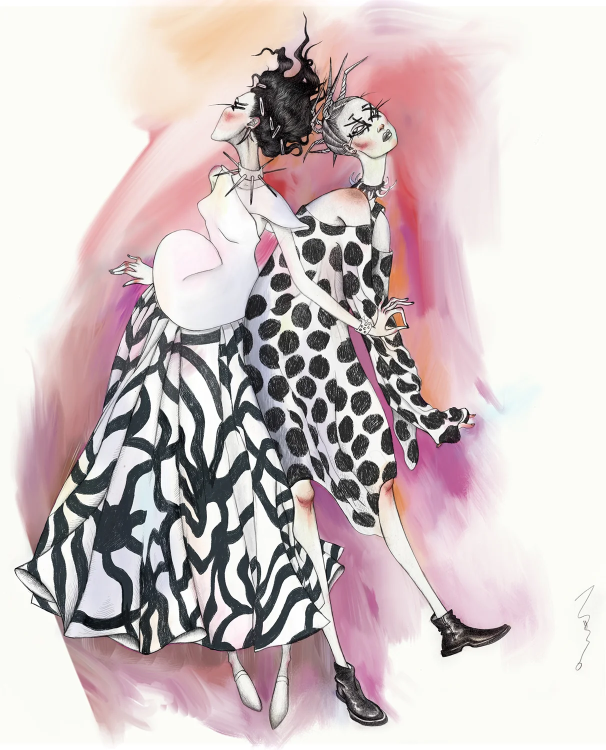 FASHION ILLUSTRATOR: MASHA OSKINA — A BOOK OF MAGAZINE